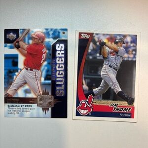 Jim Thome Baseball Cards
